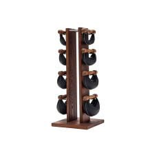 Гантельний ряд NOHRD SwingBell Tower 2-8кг Set Club Beech Leather