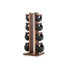 Гантельний ряд NOHRD SwingBell Tower 2-8кг Set Classic Walnut Leather