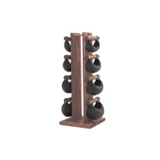 Гантельний ряд NOHRD SwingBell Tower 2-8кг Set Oak Vintage Leather