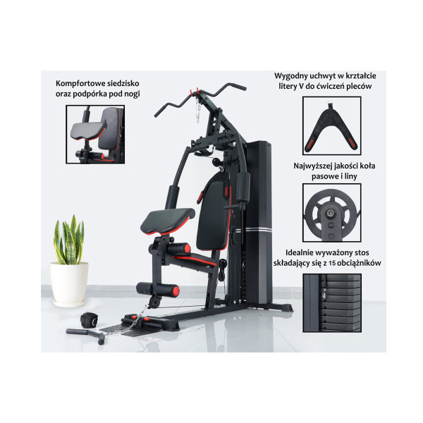 Atlas do ćwiczeń SoniFit Nevada Pro Tag 100 kg