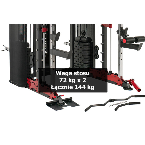 Atlas do ćwiczeń Suwnica Smitha SoniFit Tag 144kg
