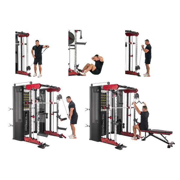 Atlas do ćwiczeń Suwnica Smitha SoniFit Tag 144kg