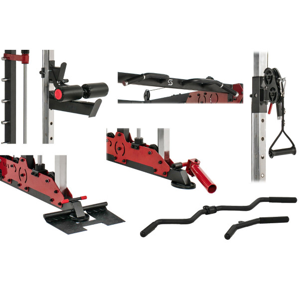 Atlas do ćwiczeń Suwnica Smitha SoniFit Tag 144kg