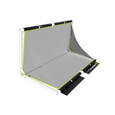 Siatka do bramki BazookaGoal 180x90cm, czarno-czarna