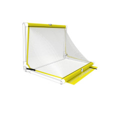 Siatka do bramki BazookaGoal 120x75cm, żółto-biała