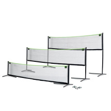 Zestaw do siatkówki, badmintona, siatkonogi tenisa z regulowaną wysokością Exit 5000, siatka + słupki