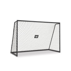 Bramka piłkarska przenośna EXIT SCALA 3x2 m, czarna aluminiowa
