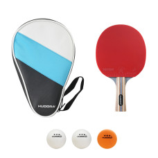 Rakieta turniejowa do tenisa stołowego Hudora, + piłeczki (3szt)