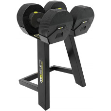 Hantle regulowane MX Select MX85 Dumbbell, 5,6 - 38,6kg + stojak