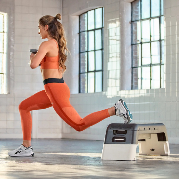 Ławka treningowa i step 2w1 Reebok Deck, biały