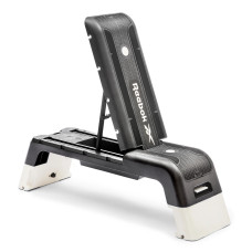 Ławka treningowa i step 2w1 Reebok Deck, biały