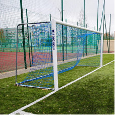 Bramka piłkarska przenośna Sportpoland 7.32x2.44 m, aluminiowa