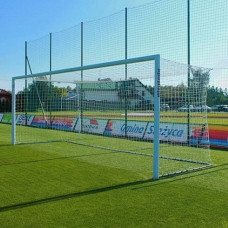 Bramka piłkarska tulejowana Sportpoland 7.32x2.44 m, aluminiowa