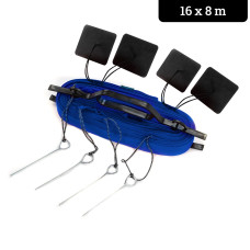 Linie do wyznaczania pola gry do siatkówki Sportpoland, niebieskie 16x8 m