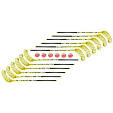 Zestaw Reiku+ 95cm Sportpoland Unibros, 12 kijów, 6 piłek