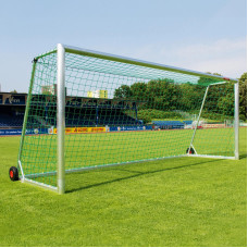 Bramka piłkarska jednoczęściowa Sportpoland ECO GOAL Z KOŁAMI 3x2 m