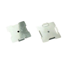 Pokrywy ze stali nierdzewnej do tulei 80x80 mm Sportpoland, zestaw - 2szt