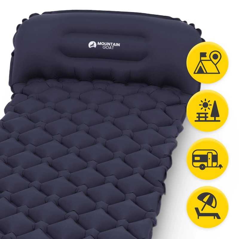dmuchany materac samopompujący turystyczny trekkingowy