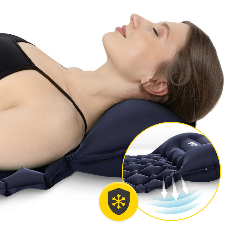 dmuchany materac samopompujący turystyczny trekkingowy