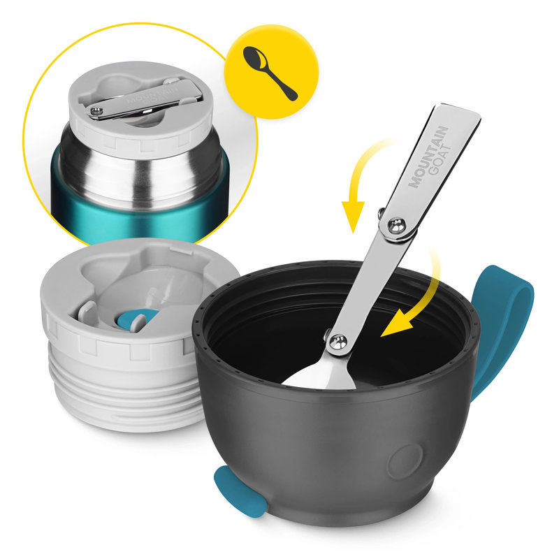 Termos obiadowy na jedzenie ze stali nierdzewnej Mountain Goat 720 ml